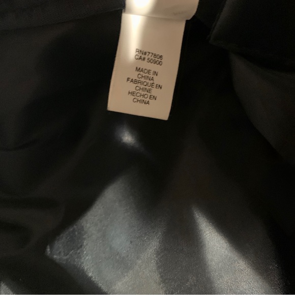 Tommy Hilfiger Backpack Black Monogram Medium Casual Purse Bookbag 14 x 12 x 6 - Picture 12 of 12